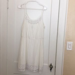 White Cotton Summer Dress